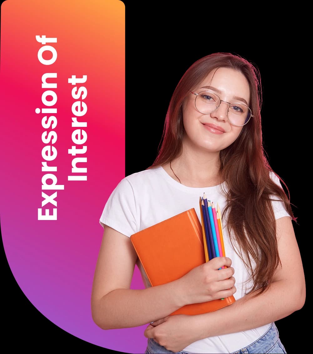 Student holding textbook