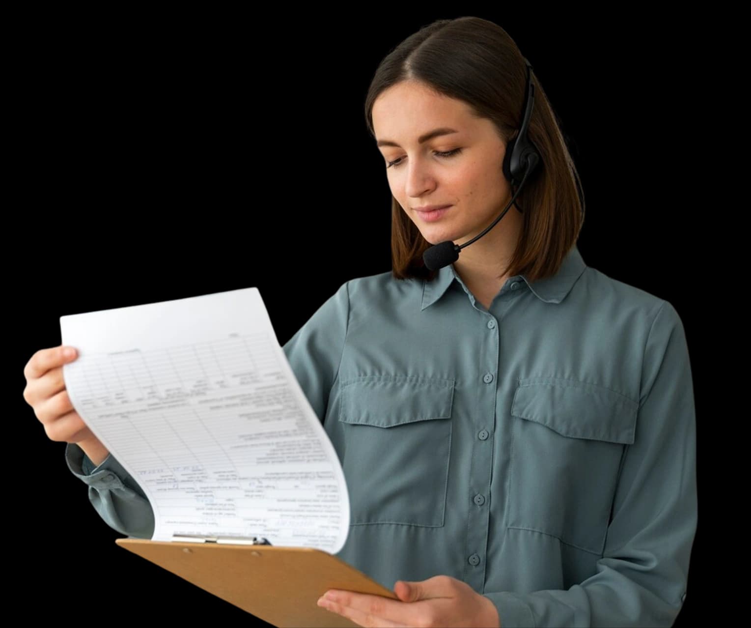 Student holding a folder